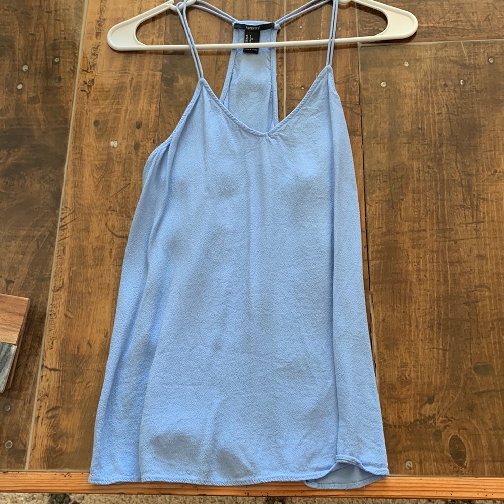 Baby blue forever 21 cami
